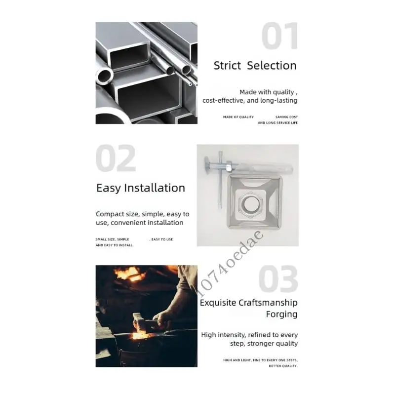 

0XXC 4PCS Heavy Duty Stabilizing Jacks Manual Hand Crank Leveling Feet For Camping enthusiasts Trailer Support