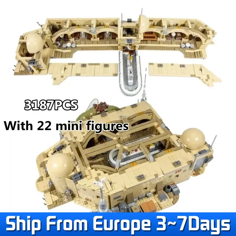 

3187pcs Mos Eisley Cantina Building Blocks Educational Toy Adult children Birthday Gift Building Blocks Compatible 75290 60016