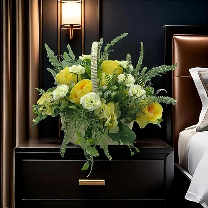 25 Stück 3,5 cm künstliche Rosenblüten aus Seide, Mini-gefälschter Gänseblümchen-Blumenkopf für Zuhause, Zimmer, Hochzeitsdekoration, DIY-Kranzzzubehör – Detail 6
