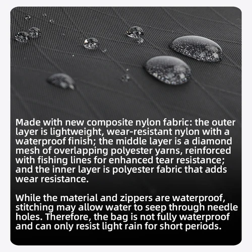 Imagen 2 del producto Rhinowalk-bolsa grande para tubo superior, embalaje de bicicleta Extra largo resistente al agua para bicicleta de montaña y de carretera con longitud de cuadro de 18 pulgadas o más grande