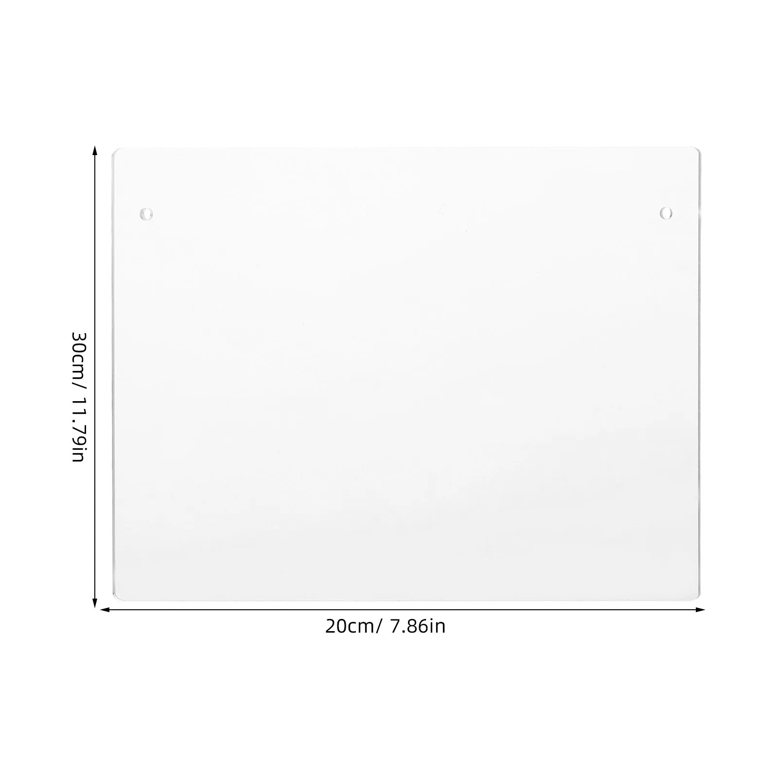 1 conjunto 1 conjunto de placa de memorando acrílico transparente mesa quadro branco para planejamento diário portátil seco apagar organizador mesa escritório em casa