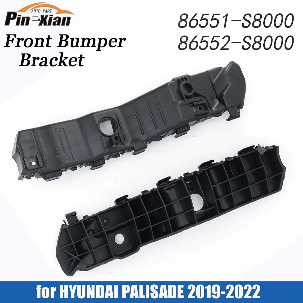 Front Bumper Cover Side Bumper Bracket Retainer 86551-S8000 86552-S8000 for HYUNDAI PALISADE 2019 2020 2021 2022 Trim Molding