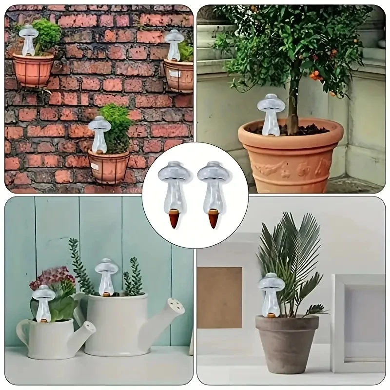 Watering Planter Insert Love Shaped Automatic Plant Water Sprayer Water Drip Irrigation Flower Plant,Drip Water Seepage Device