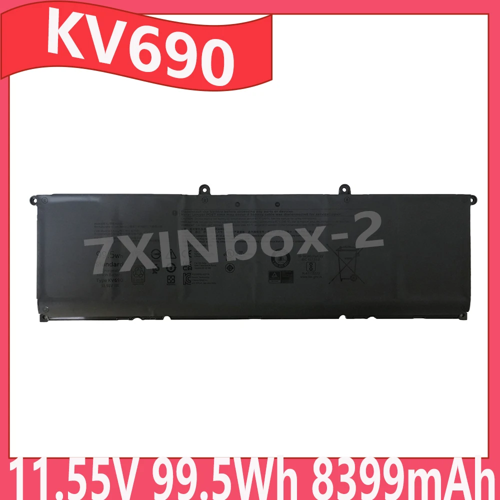 

KV690 11.55V 99.5Wh 8399mAh Laptop Battery For Dell Precision 5680 5690 Series WPYCV 6D2HW N7KV9 0WPYCV 06D2HW Brand new