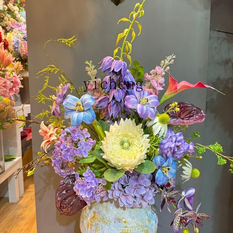 YFY  Original High-End Home New House  Hand Feel Floral Arrangement Set  Flowers