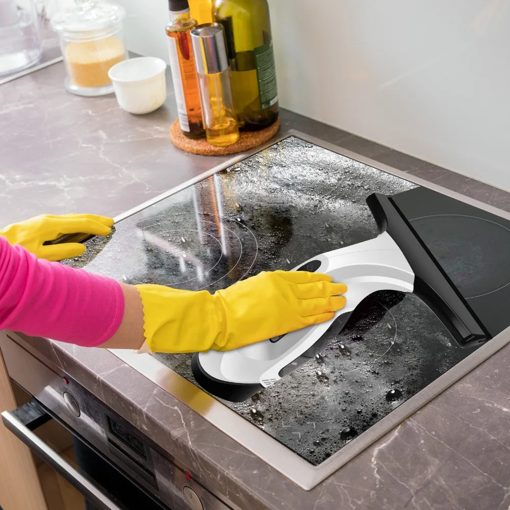 

Highly Efficient Electric Glass Cleaner Rechargeable Multifunctional Window Vacuum Cleaner Plastic Handheld Window Scrubber