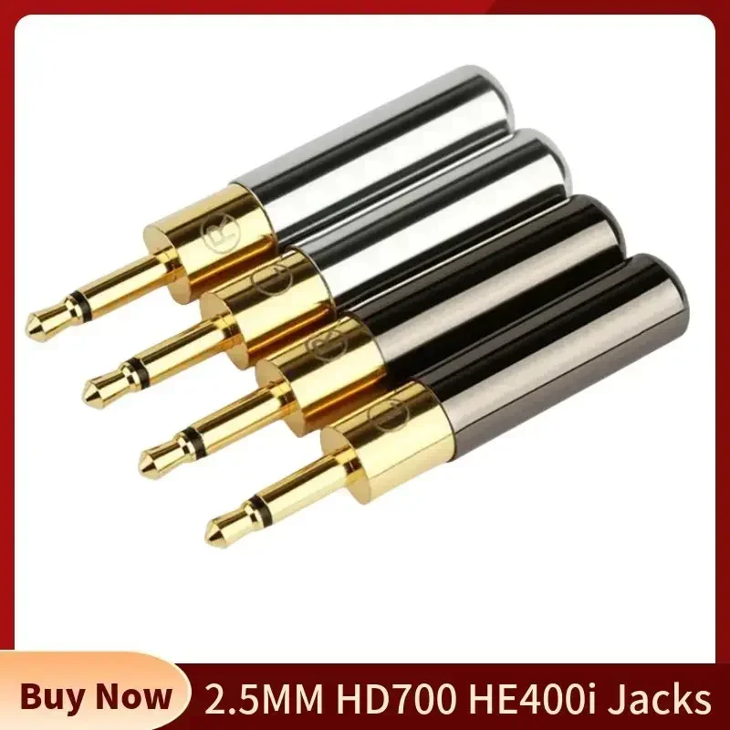 Audio Connector 2.5mm Mini Jack Mono Plug Male HD700 HE400i DIY Jacks Consumer Electronics Soldering Digital Cables 2.5 Terminal