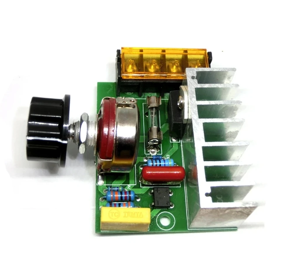 4000 واط التيار المتناوب 0-220 فولت SCR الجهد المنظم المحرك مع تأمين درجة الحرارة يعتم سرعة تحكم باهتة