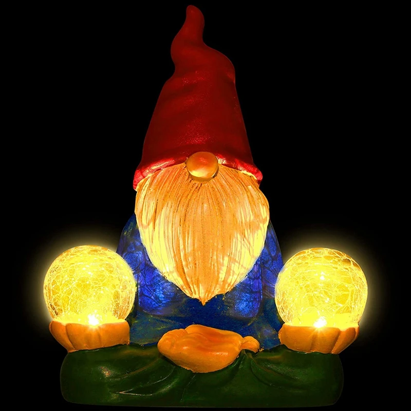 تماثيل جنوم خارجية مضحكة ، تمثال ضوء شمسي ، ديكور ساحة الحديقة ، زخرفة العشب ، الزينة