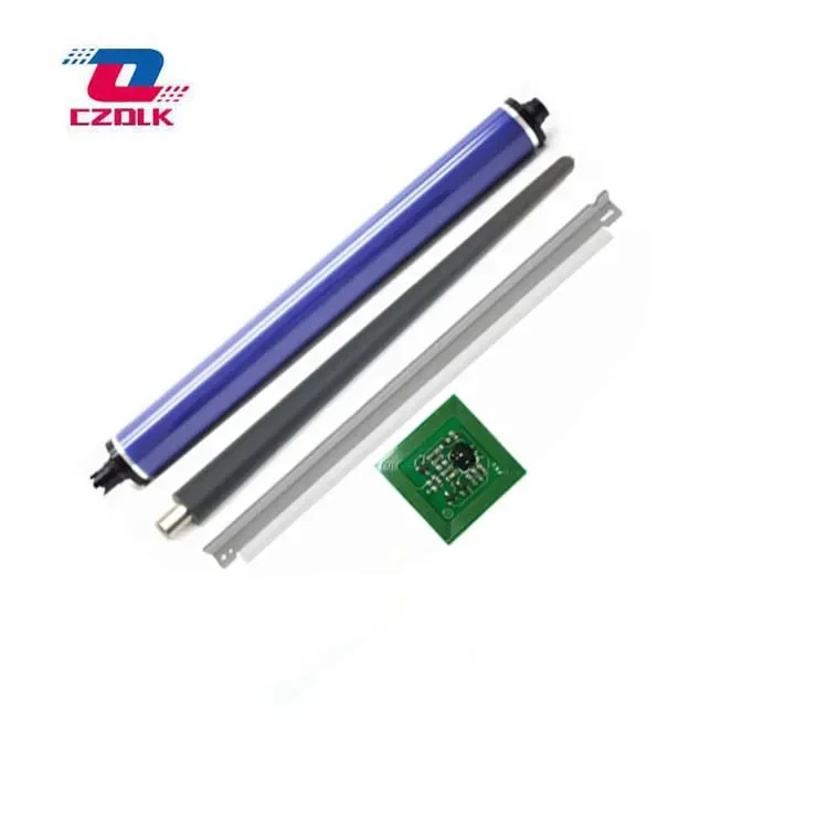 Chip de tambor de Color DC250 + hoja de limpieza + tambor OPC + rodillo de carga PCR para Xerox DC 240 242 250 252 260 WC 7655 7665 Oem:013R00603
