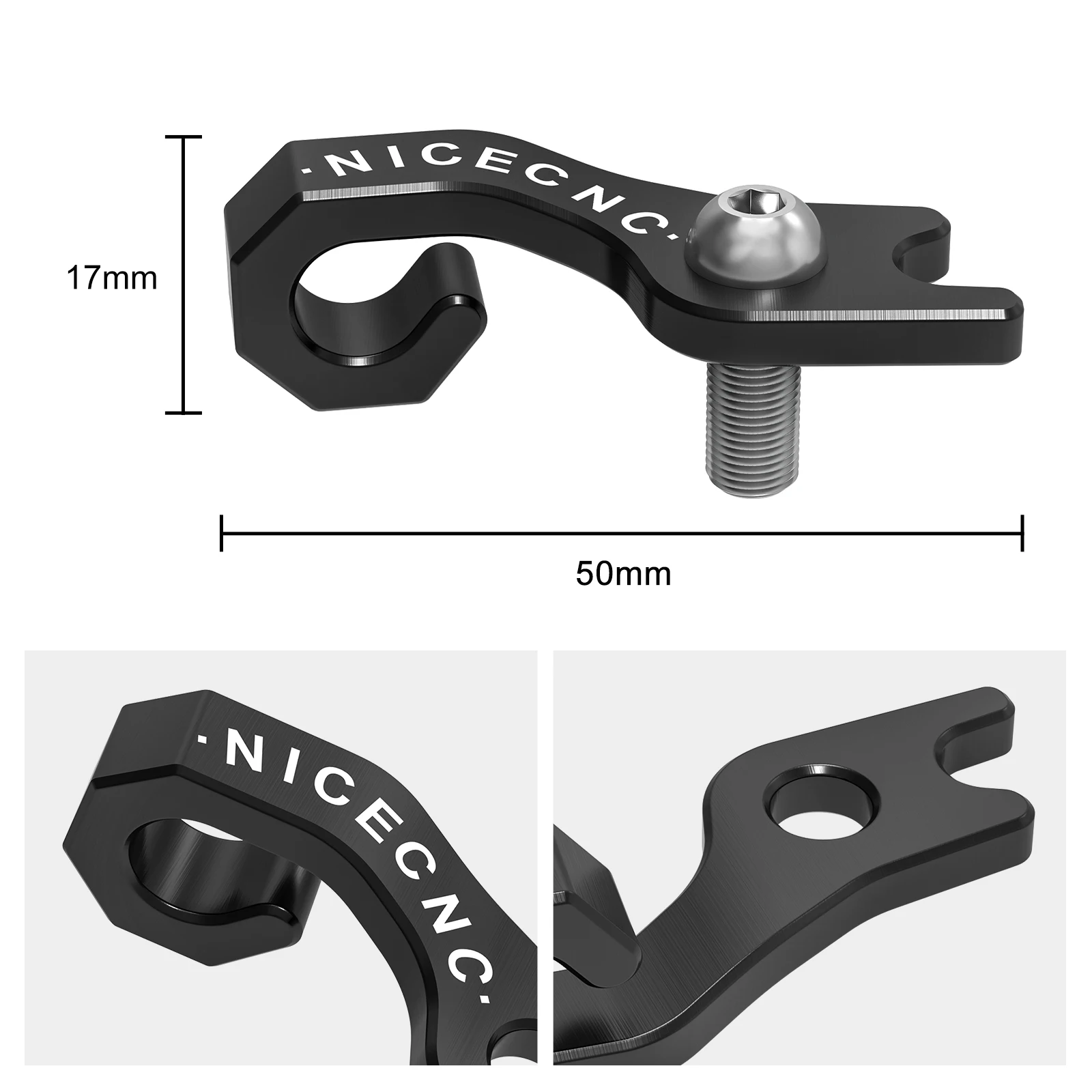 NICECNC Clutch Cable Holder Guide For Yamaha YFZ450R 2009-2023 YFZ450X 2010-2011 Replace 5TA-15441-00-00 Aluminum Accessories