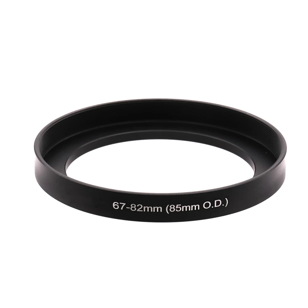 Matte Box Filter Adapter Step Up Front Ring 44/46/48/49/52/54/55/58/60/62/67/72/77/82mm-82mm (85mm O.D.)