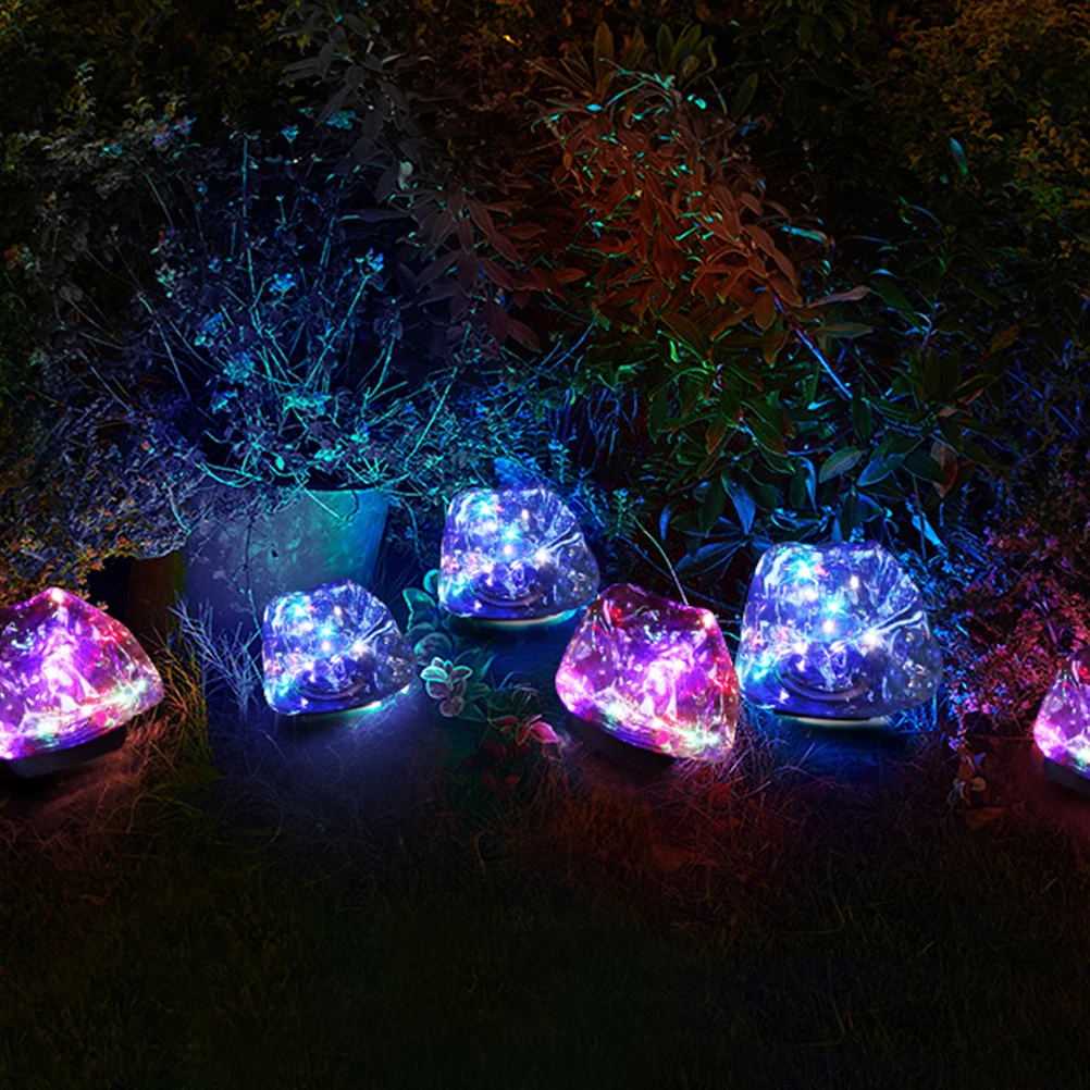 

Solar Stone Outdoor Waterproof Grass Design Landscape Lighting Garden Decorative Pathway