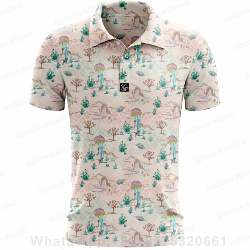 Summer Fashion Golf Polo Tee Shirts Teen Kids Polo Shirt Short Sleeve Quick Dry Team T-shirt Boys Fishing Golf T-shirt Clothing view 5