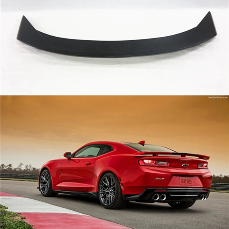 

For Chevrolet Camaro 2016 2017 2018 Car Accessories ABS Plastic Unpainted Color Rear Trunk Wing Lip Roof Spoiler Auto Part