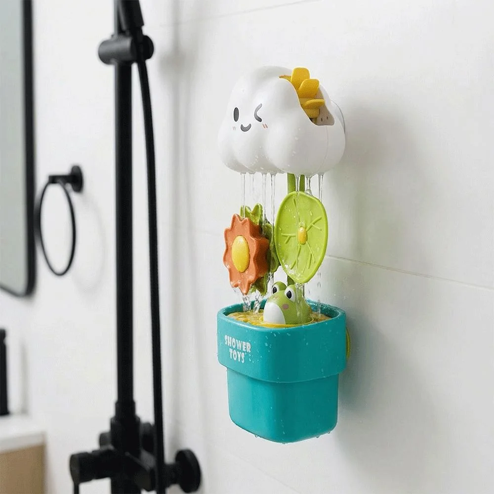 Interactive Plastic Bath Set With Watering Cup With Strong Suction Cup Interactive Bath Tub Attachment Tub For Bath Time