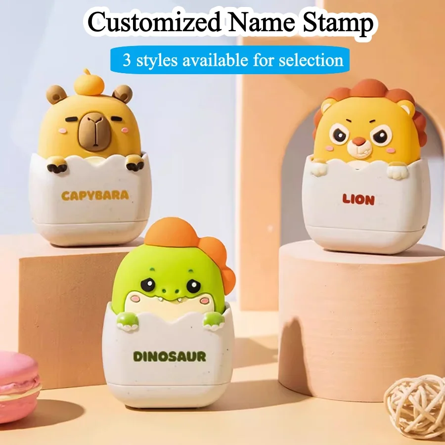 

Custom Kids Name Stamp for Clothing - Waterproof Personalized Stamp for Children's Clothes,School Uniforms,Baby Garments&Fabric
