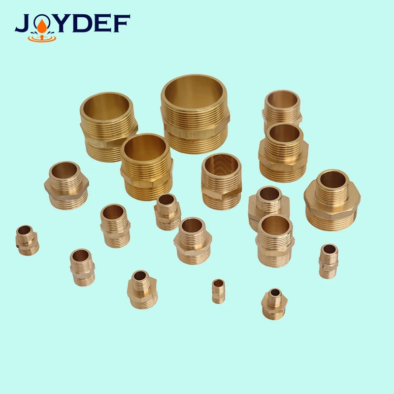 

1/8 1/4 3/8 1/2 3/4 1, латунная трубка, быстроразъемный фитинг, шестиугольный фитинг, наружная резьба, фитинг для воды, масла и газа