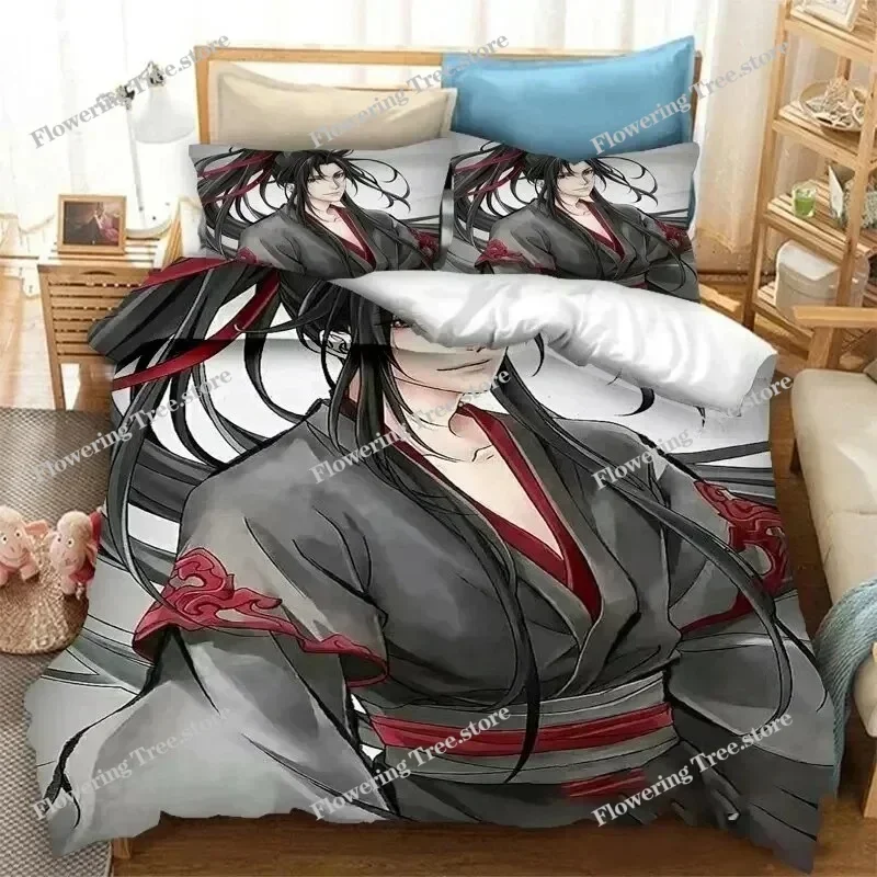

3d Grandmaster of Demonic Cultivation Mo Dao Zu Shi Bedding Set Boys Girls Twin Queen Size Duvet Cover Pillowcase Bed Kids Adult