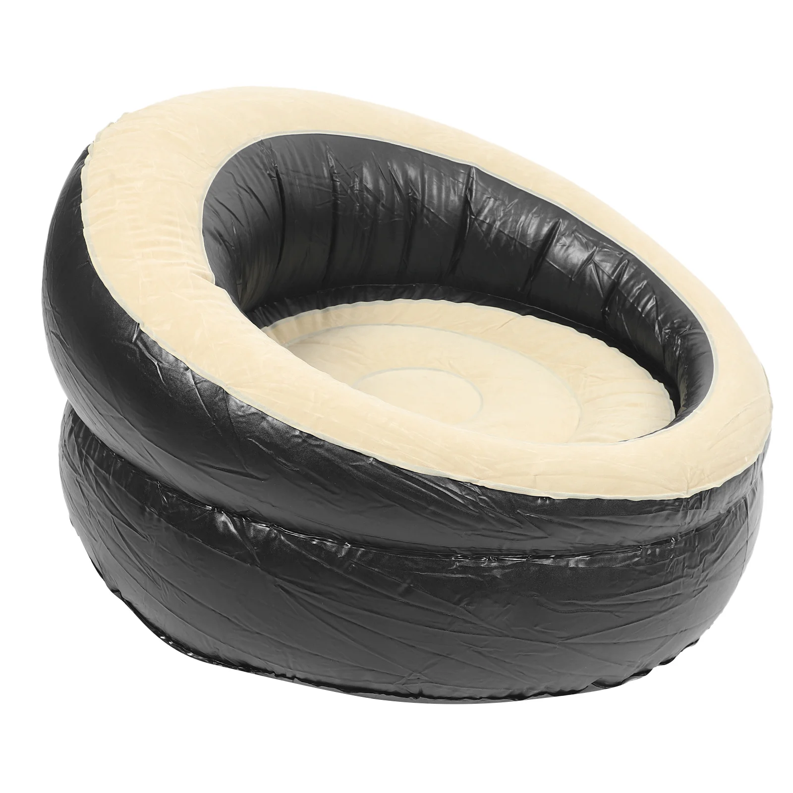 Sofá inflable plegable pequeño, suave, cómodo, taburete portátil para exteriores, silla de aire, sofá perezoso, sofá de aire