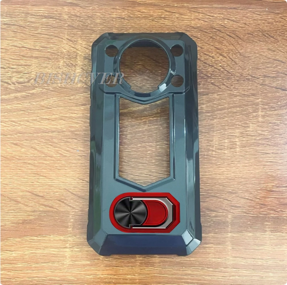 Para Oukitel WP53 Pro WP 53 OukitelWP53 S WP53Pro soporte de anillo trasero funda de teléfono Smartphone TPU cubierta de silicona suave