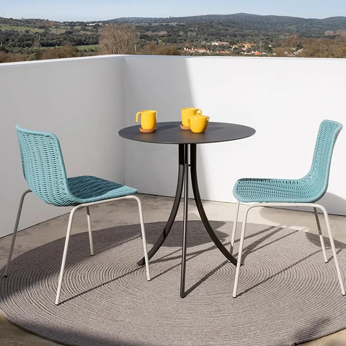 

Outdoor leisure tables and chairs Terrace Restaurant Cafe Bar Rattan chairs
