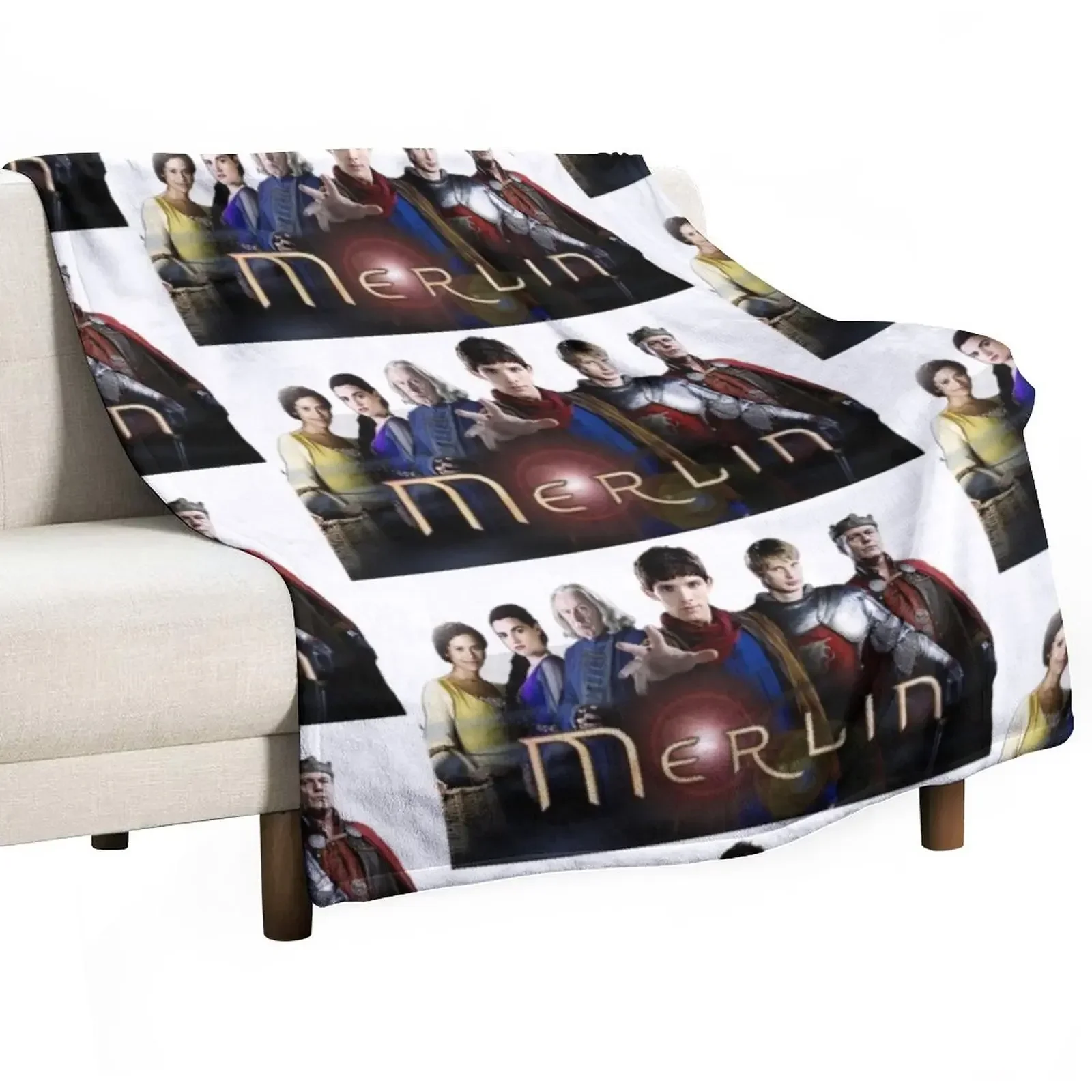 Merlin Throw Blanket funny gift Beach Decorative Beds Blankets