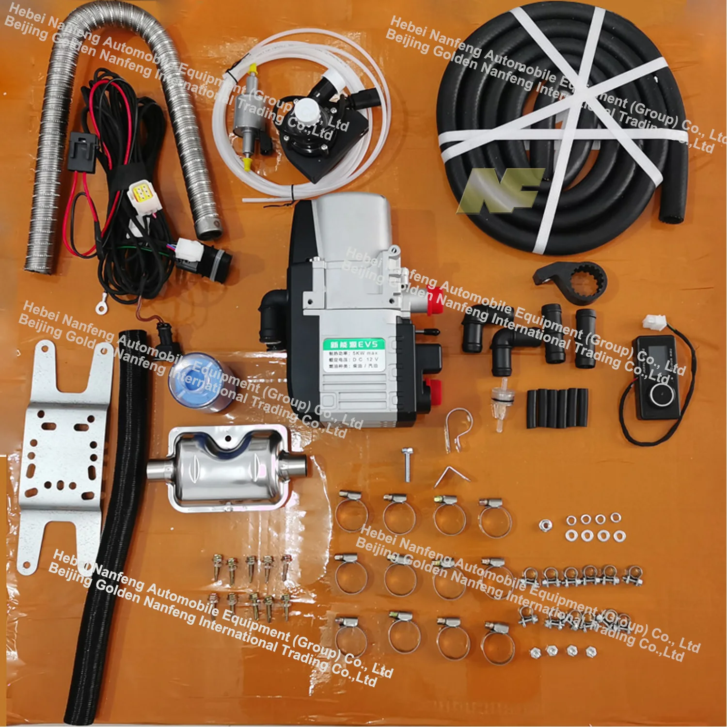 NF 12V Diesel Water Heater D5E 5kw Petrol Gasoline Car Truck Water Parking Heater For Rv Boat