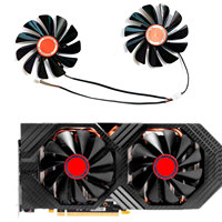 2pcs/set FDC10U12S9-C CF1010U12S 95mm RX580 RX590 GME GPU Video Card Cooler fan For XFX RX 590 580 VGA Video Card Cooling