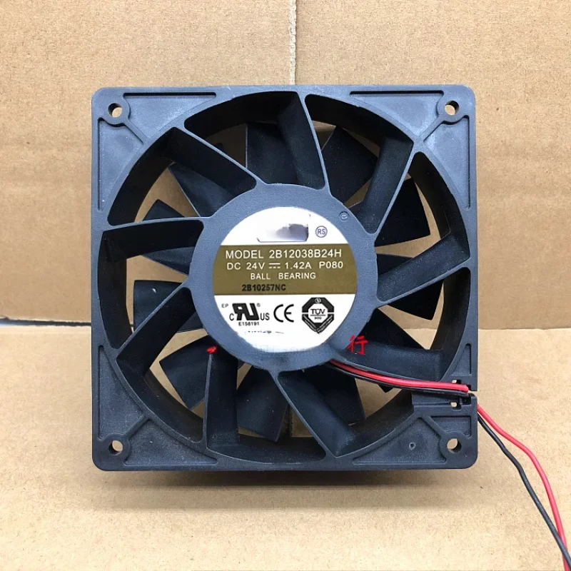 

S for AVC 2B12038B24H 12038 DC24V 1.42A 4-Wire Inverter Fan