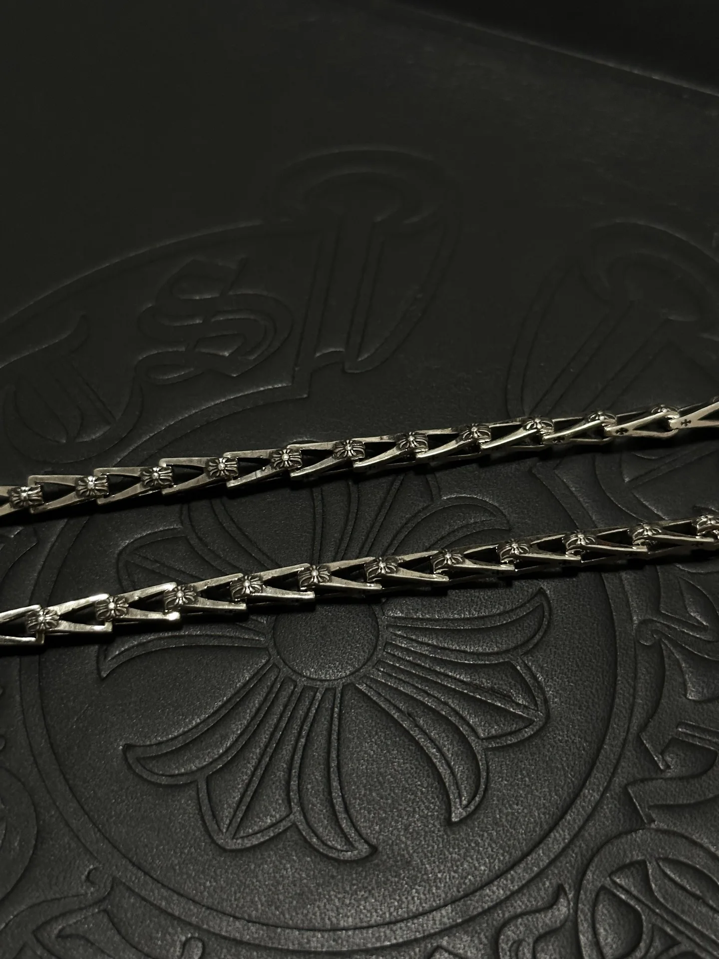 S925 Sterling Silver Diamond Cross Necklace, Retro Style