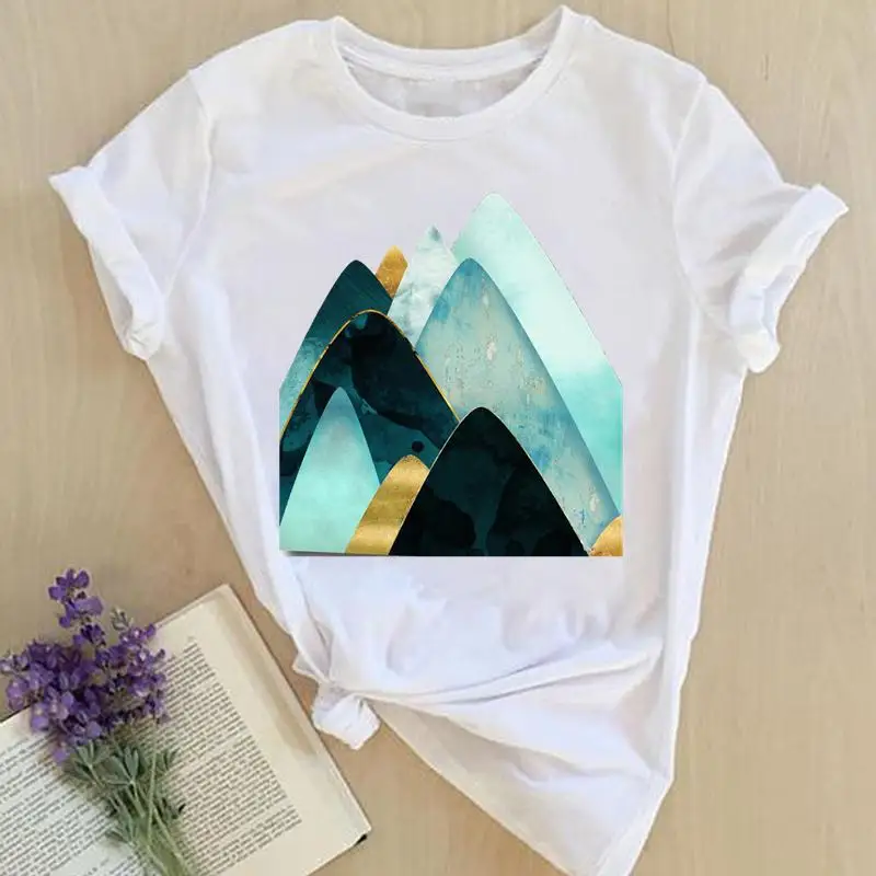 Women Print Tops Travel World Vacation Clothes Short Sleeve Tees Female Ladies Summer Fashion Lady Tshirt Graphic T-Shirt