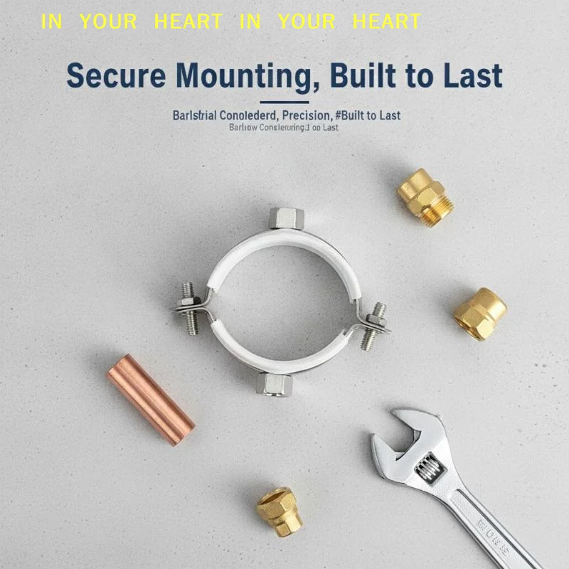 【X】2Pcs Fastener Hardware Round Hose Clamp Pipe Hoop Suspension Pipe Holder