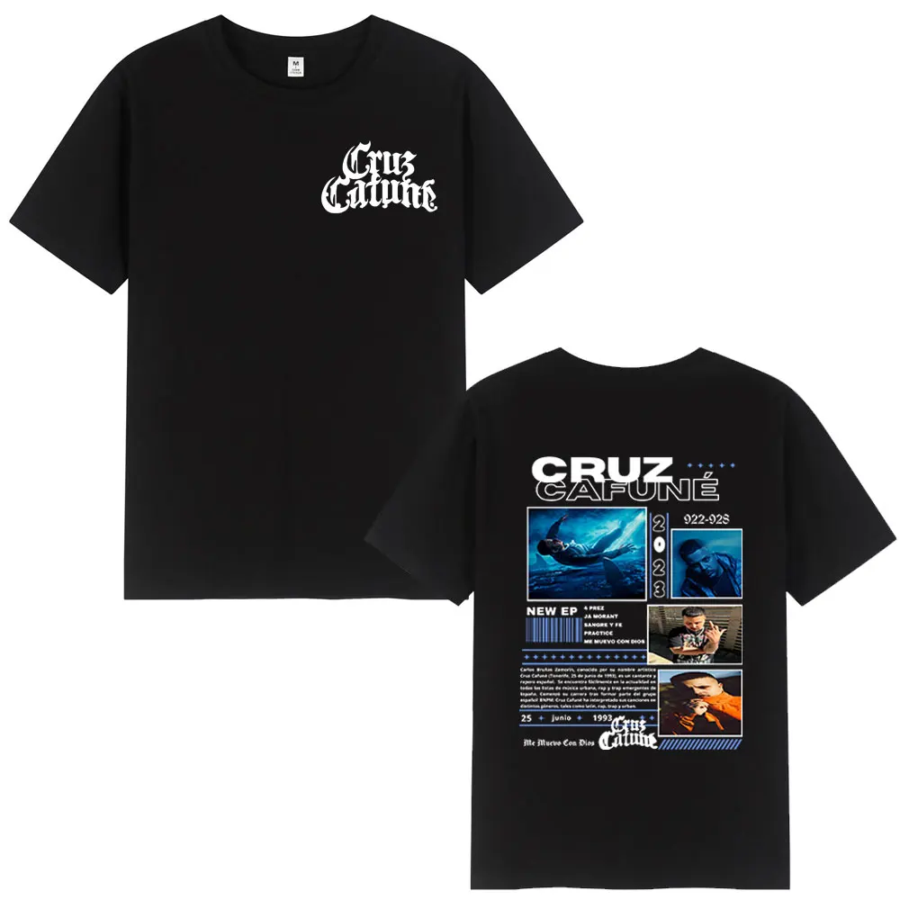 

Рэпер Cruz Me Muevo Con Dies Music Album Tour футболки для мужчин и женщин винтажная футболка в стиле хип-хоп хлопковые модные футболки уличная одежда