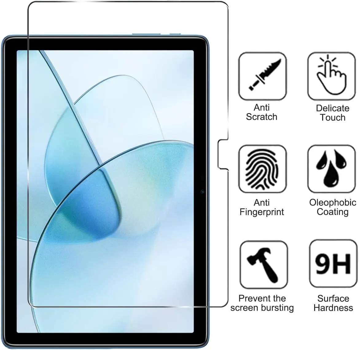 Tablet Screen Protector for DOOGEE T10 / T10E / T10S / T10 Pro (10.1