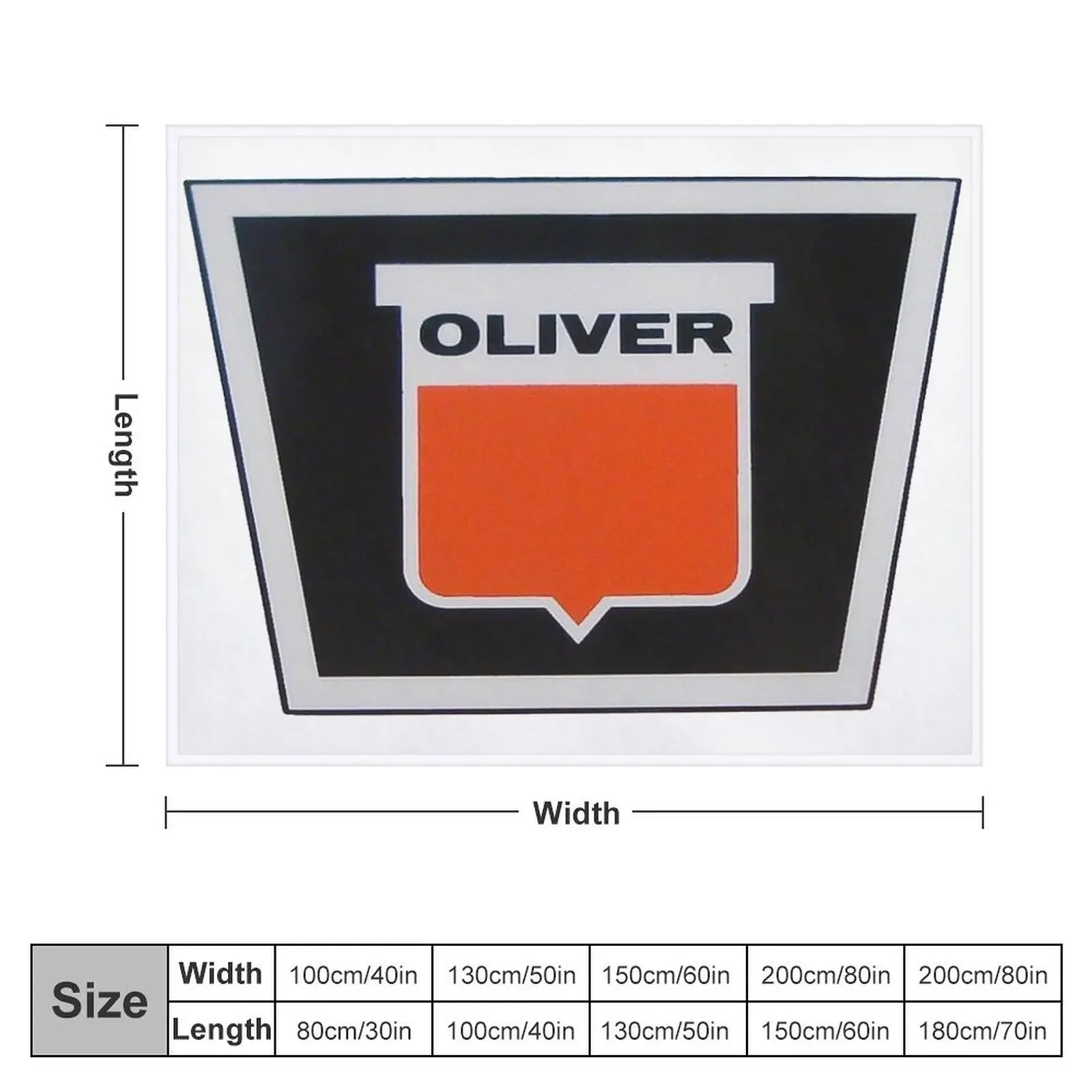 Oliver Tractor Keystone Throw Blanket Cute Camping Large Sofa Blankets