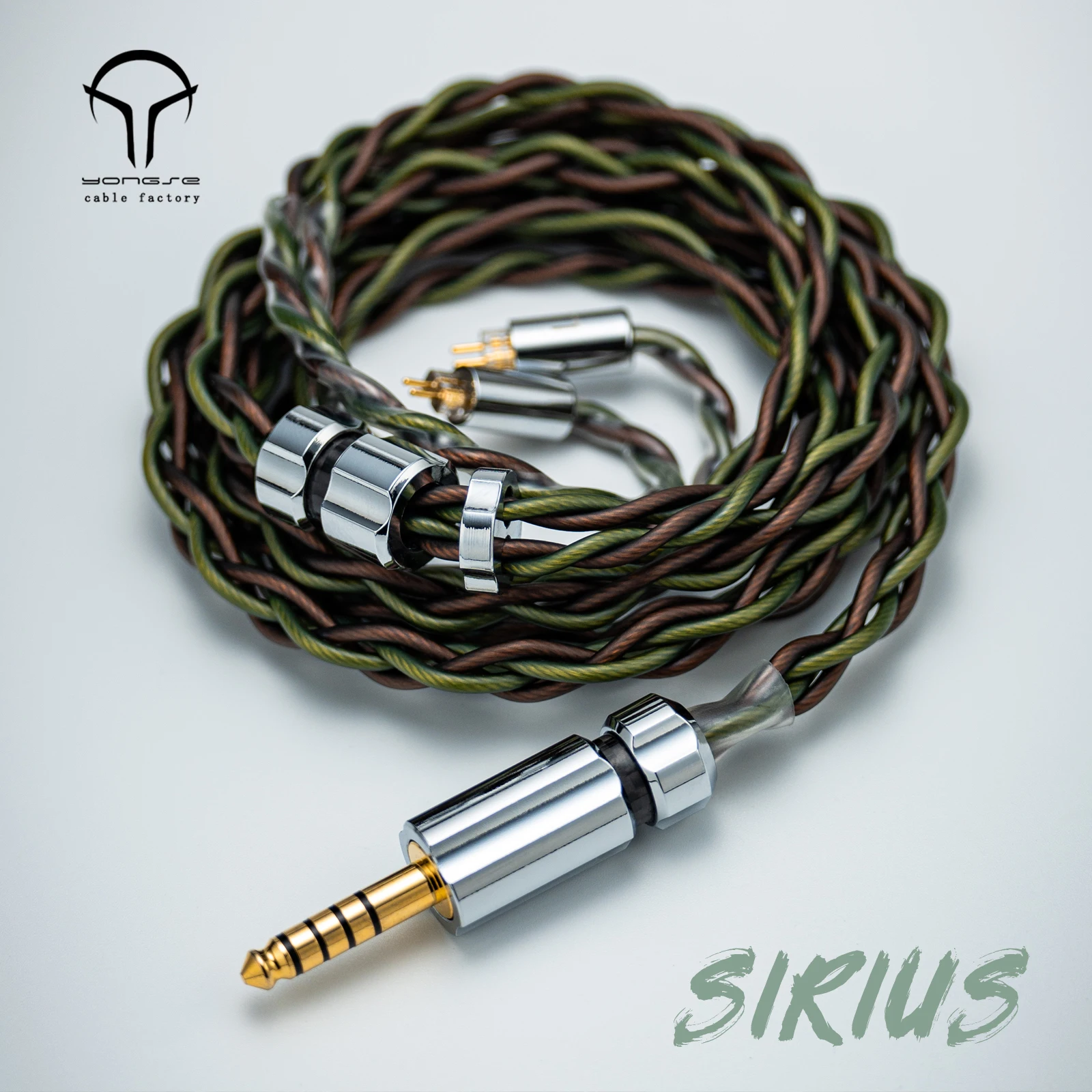 YONGSE Vega / Sirius High Purity OCC Silver-plated Copper Upgrade Earphone Cable Gold Plated Plug Upcoming and Limited sale