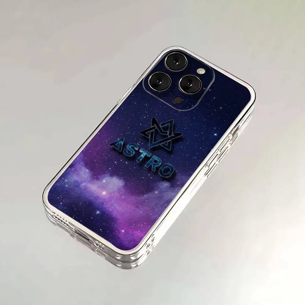Funda de teléfono A-Astro Kpop Music para iPhone 16,15,14,13,12,11,17 Pro,Max,Plus,X,XS,XR,SE,Mini cubierta suave transparente
