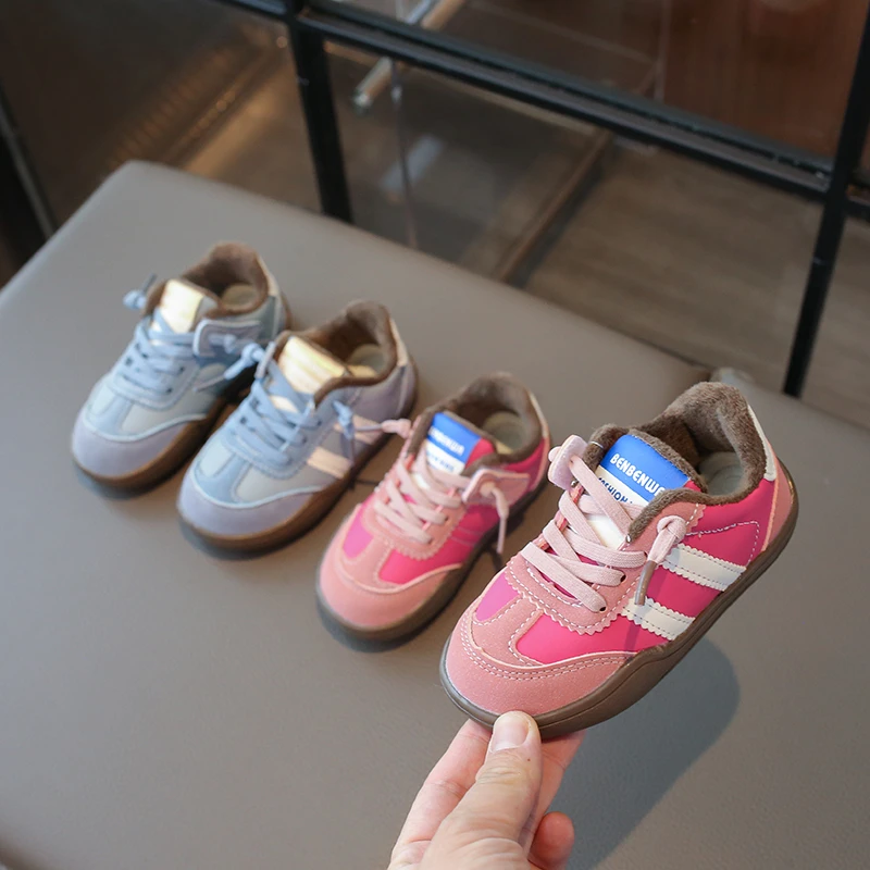 2025 New Kids Skate Shoes Children's School Performance Shoes Fashion Children Sneakers Biscuit Bottom Breathable Kids Shoes