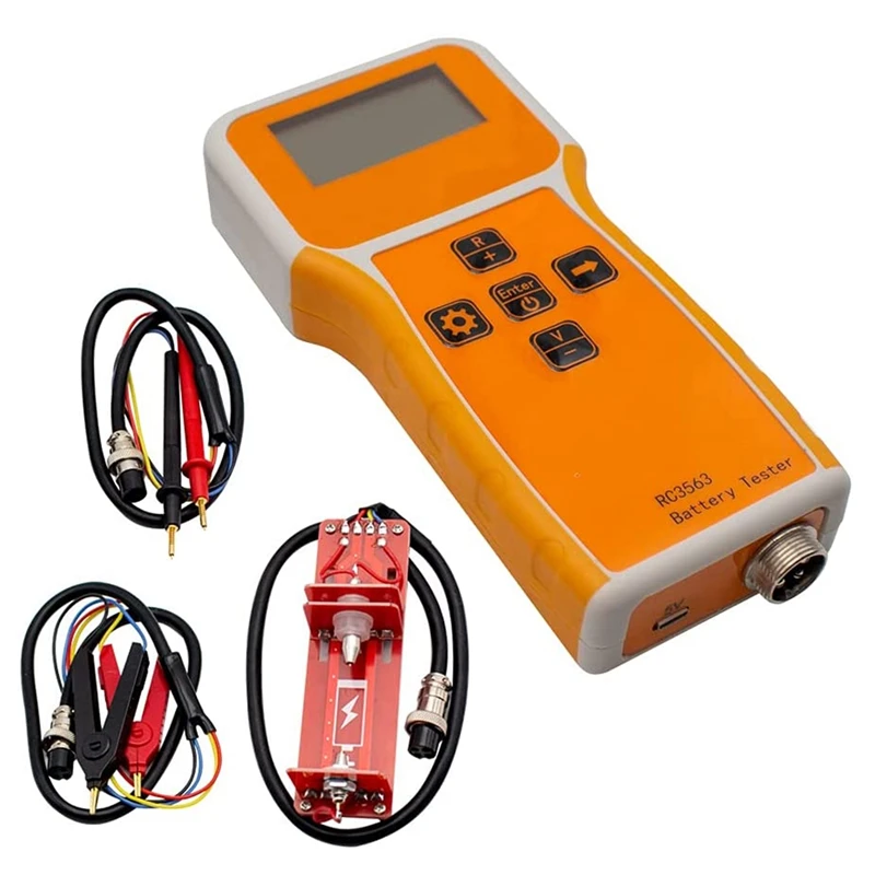 RC3563 Battery Internal Resistance Voltage 3-Digit Battery Tester True Four-Wire AC Lithium Lead-Acid Battery Detector