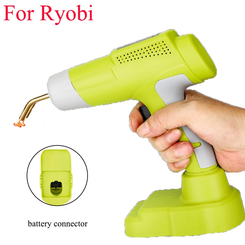 

Portable Plastic Welder Rechargeable Plastic Welder Kit with LED Indicator for Ryobi 18V Li-Ion Batteries DIY Home Repair Tools