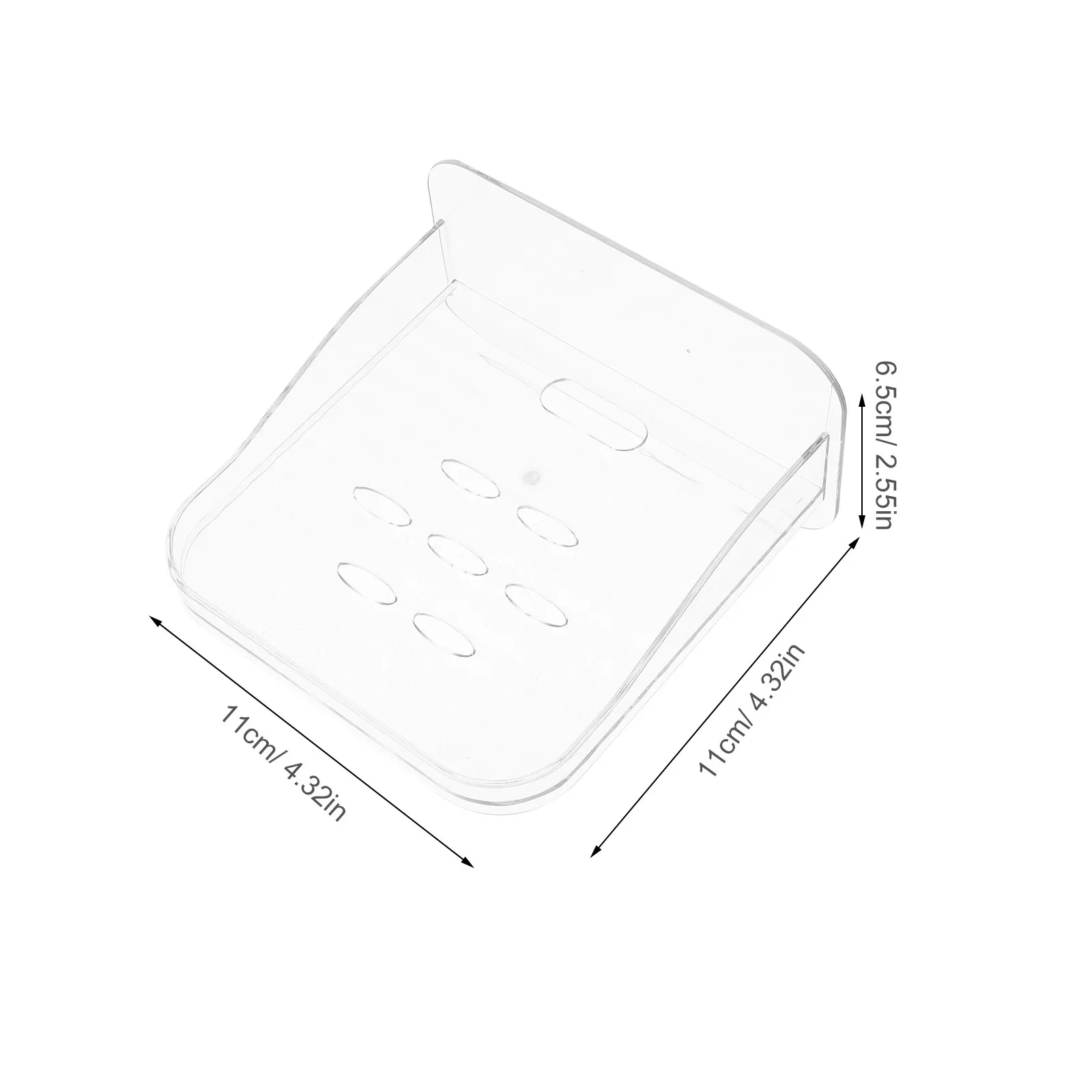Wall Mount Floating Shelf No Punching Security Camera Holder Speaker Rack Small Floating Shelf for Webcam
