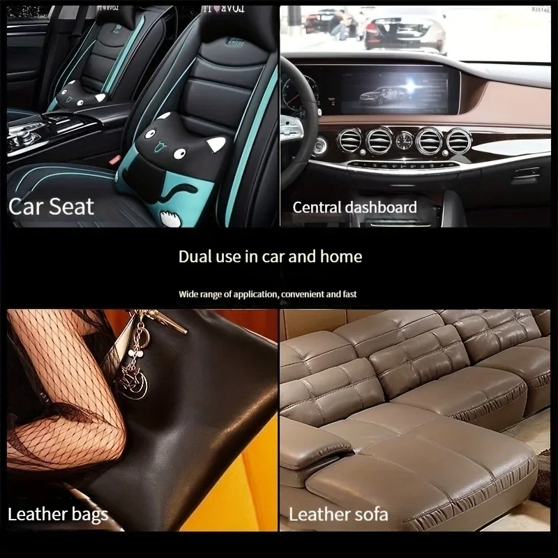 Car Leather Seat Maintenance Cream PU Cleaning Care Balm Conditioner Auto Interior Sofa Shoes Polishing Stain Removal Refurbish