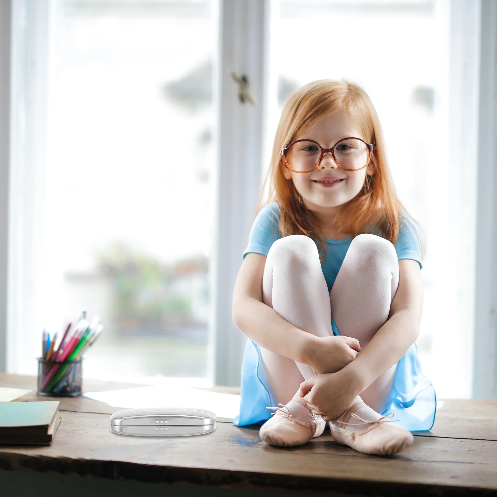 

Handmade Aluminum Sunglasses Case Durable Hard Shell Protective Travel Slim Eyeglass Holder Hard Protective Glasses Box