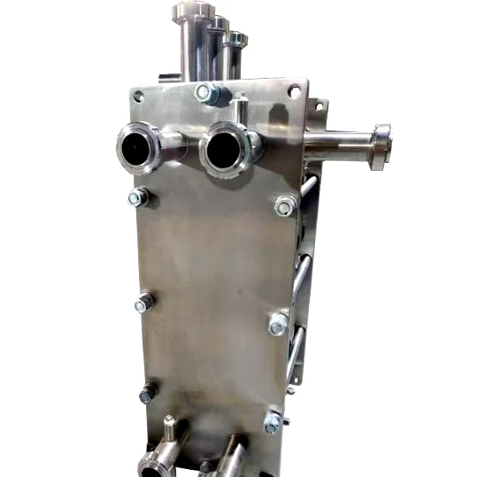 مبادل حراري لوح من الفولاذ المقاوم للصدأ عالي الجودة لمصانع الطعام، مقاوم للزيت وسهل التنظيف #2