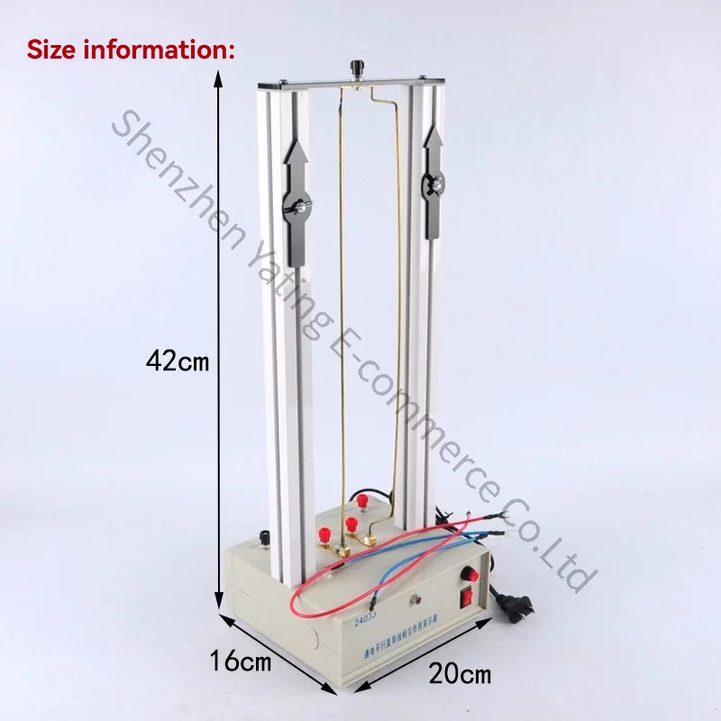 24033 Power-on Parallel Straight Wire Interaction Demonstrator High School Electromagnetism Teaching Current Charge Ampere Force