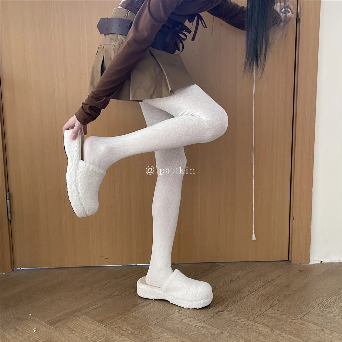 SP&CITY Exquisite Flowers Embroidery Thin Pantyhose Women's Sexy Hollow Out Silk Stockings Unique Korean Fashion Tights Socks