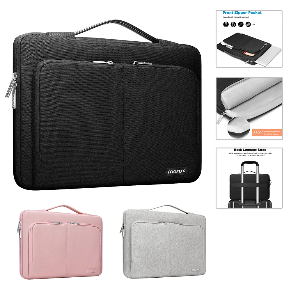 

Laptop Sleeve Bag For Macbook Air Pro 13.3 14 15 16 inch 360 Protective Notebook Briefcases For Huawei Asus Dell HP Lenovo Acer