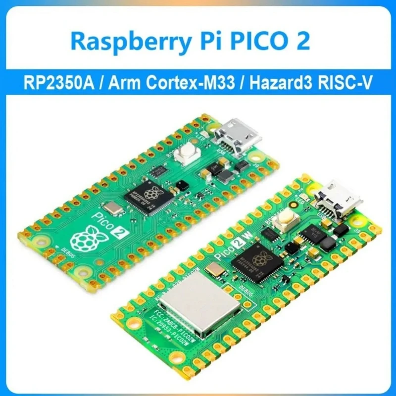 Original Raspberry Pi Pico Development Board, Pico or Pico H with Pin Header, Support MicroPython/C++