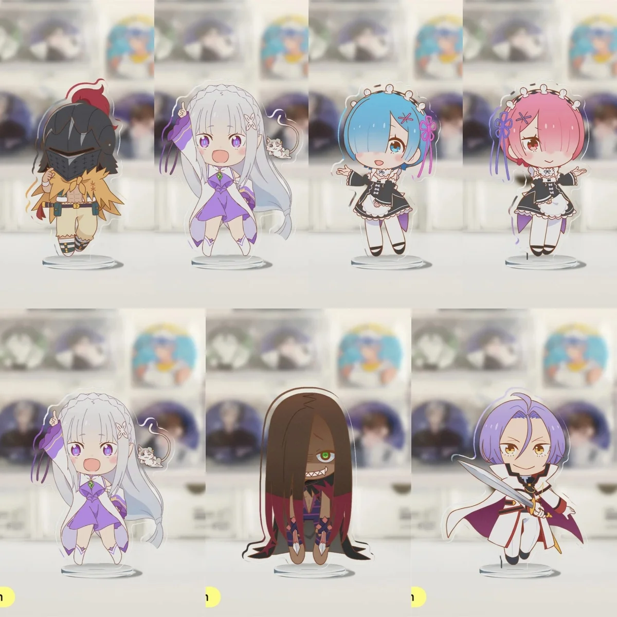 10CM Charm Anime Re:Zero -Starting Life In Another World Ac…